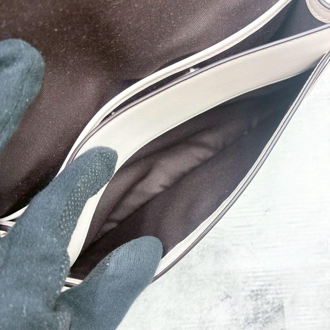 未使用級 コーチ カメラバッグ ショルダーバッグ スタッズ レザー クロスボディ