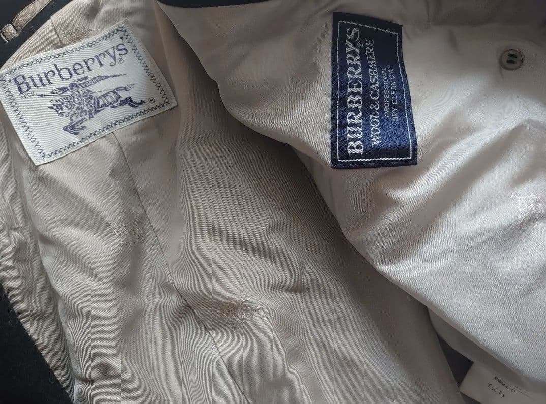 Burberrys カシミヤ混 ダブルブレスト チェスターコート ロングコート