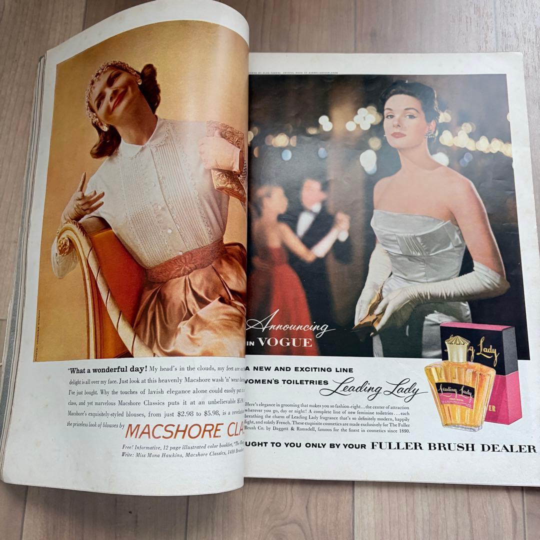 【洋書・希少】ヴィンテージ VOGUE 1956年9月号