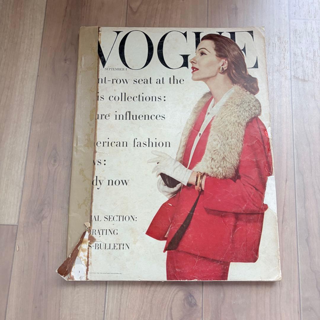 【洋書・希少】ヴィンテージ VOGUE 1956年9月号