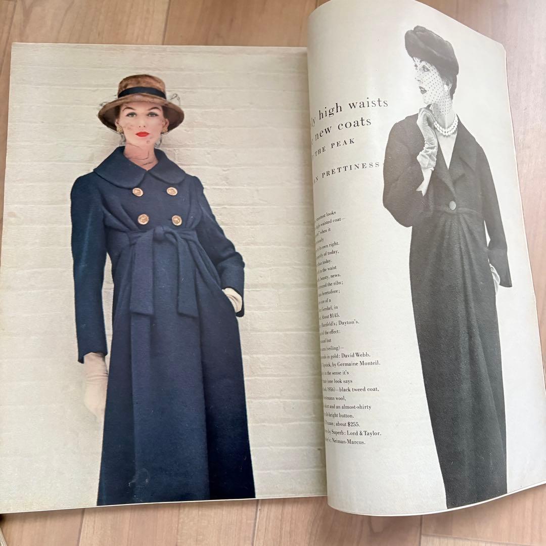【洋書・希少】ヴィンテージ VOGUE 1956年9月号