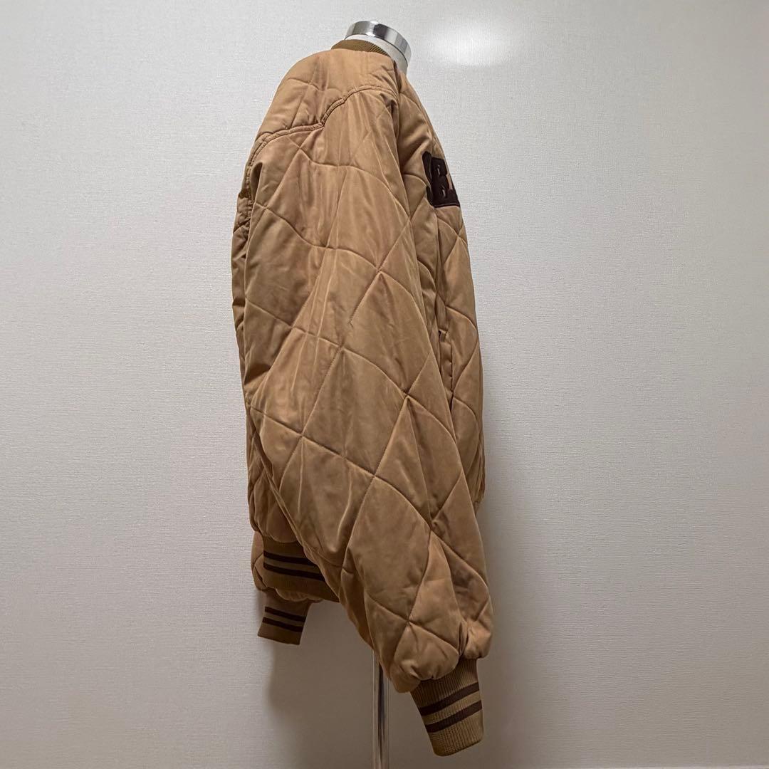 ショーンジョン　キルティングスタジャン　ワッペン　キャメル　キングサイズ　XXL