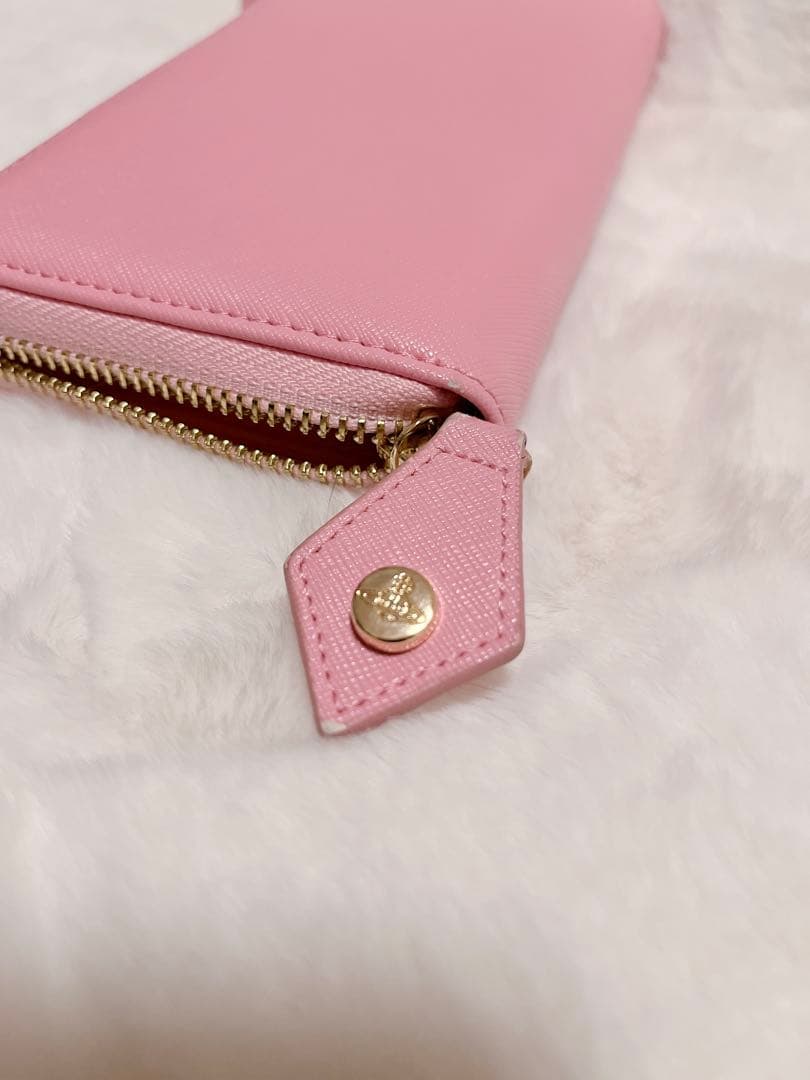 ゅ*様 【美品・最終値下げ】Vivienne Westwood 長財布 ピンク｜