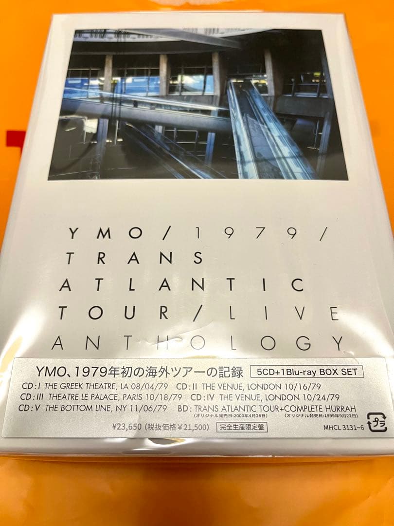 YMO 1979 TRANS ATLANTIC TOUR LIVE 新品未開封