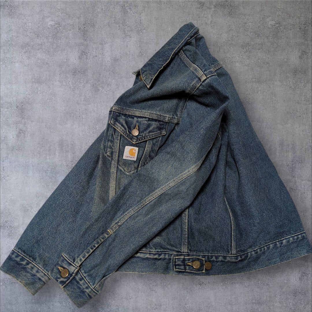 色落ち抜群✨Carhartt USA製 デニムジャケット トラッカー XL