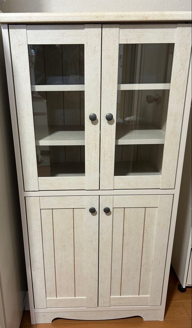 （2/1までの出品）ニトリ　キャビネット　リズバレー　食器棚