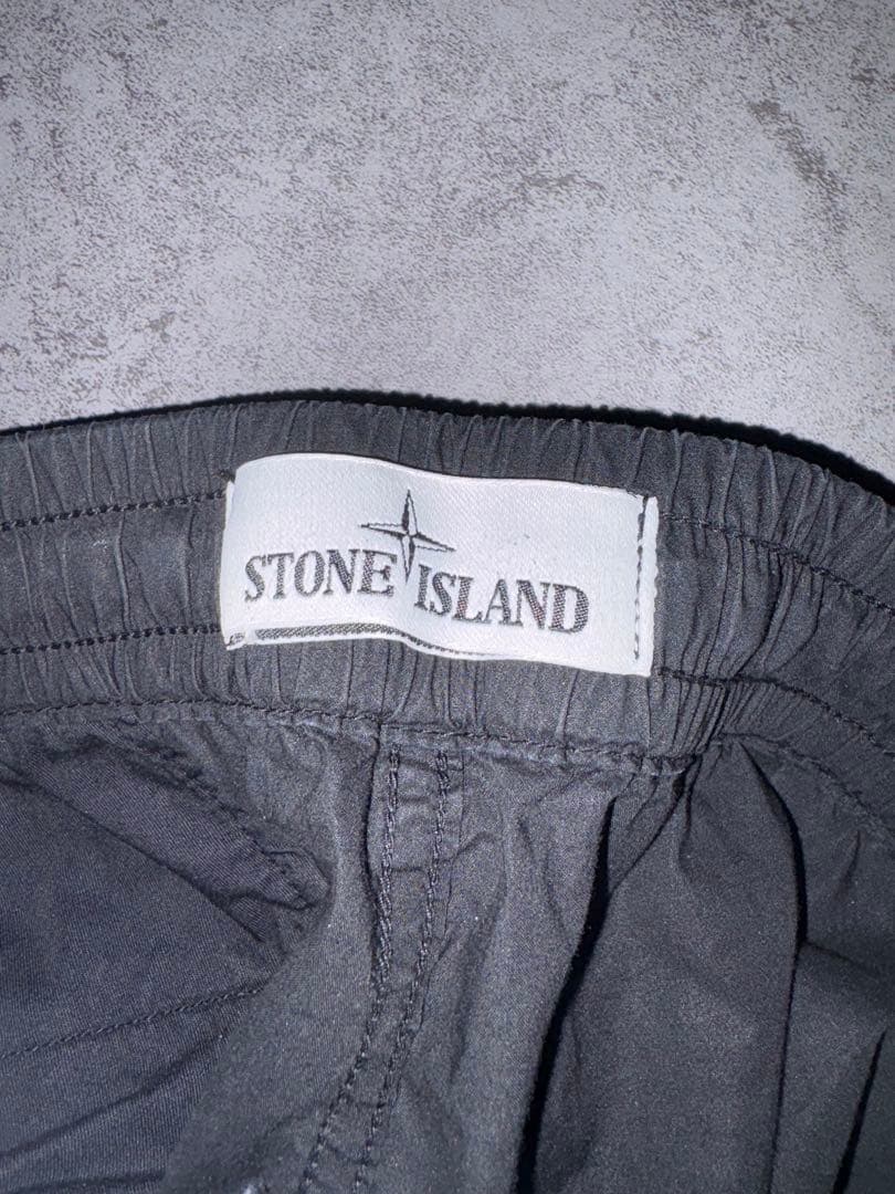 Stone  ブラックカーゴパンツW33