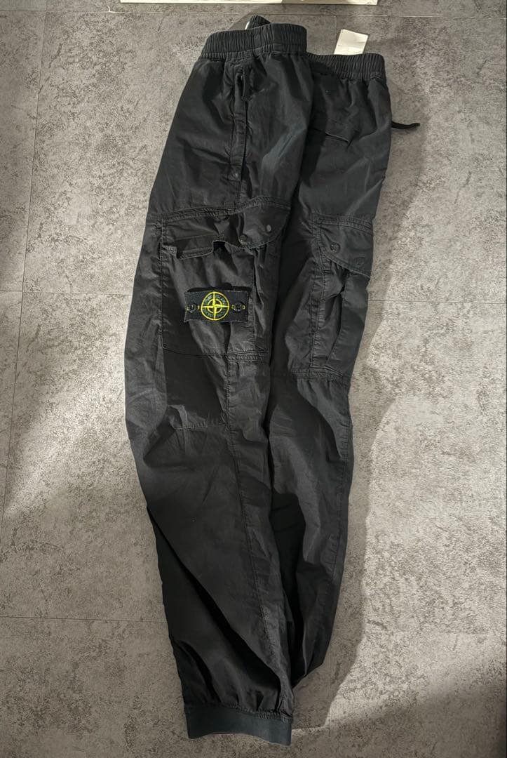 Stone  ブラックカーゴパンツW33