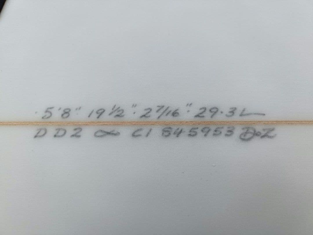 アルメリック　ダンプスターダイバー2 5'8\" フィン付き