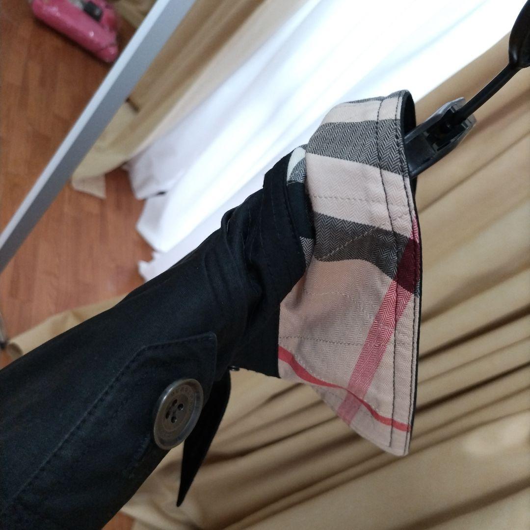 Naka　バーバリー　トレンチコート　ブラック 専用カバーと紙袋付