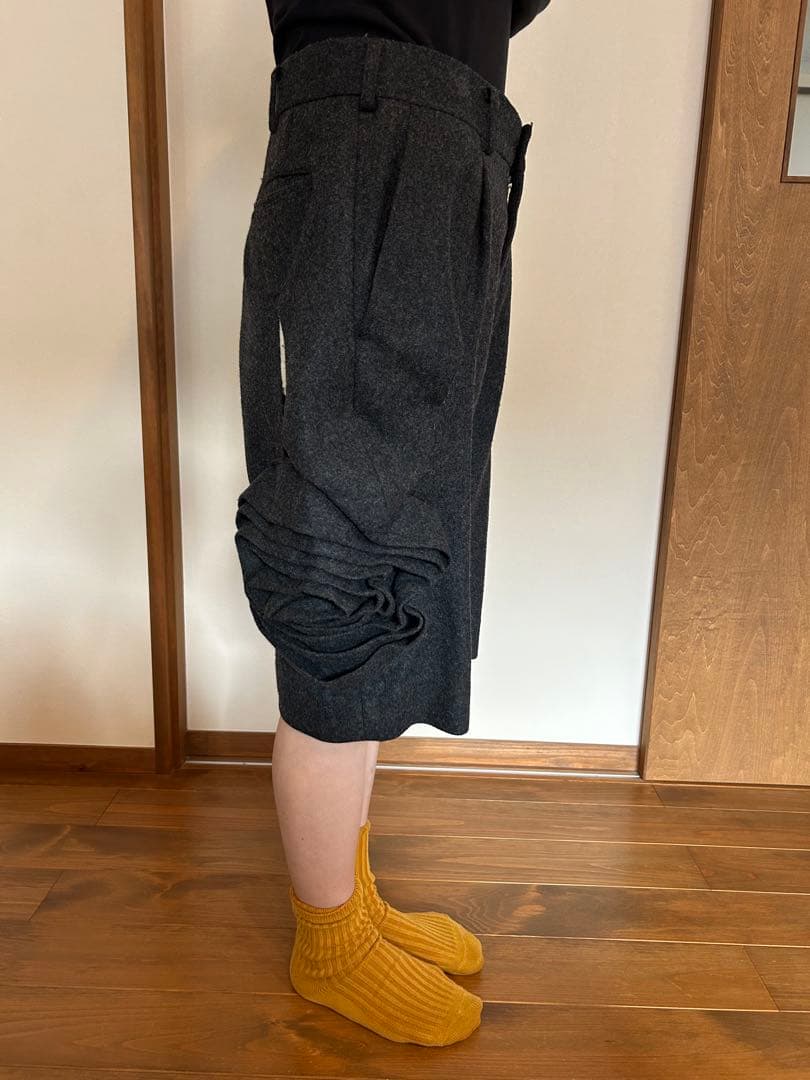 COMME des GARÇONS ダークグレーショートパンツ S