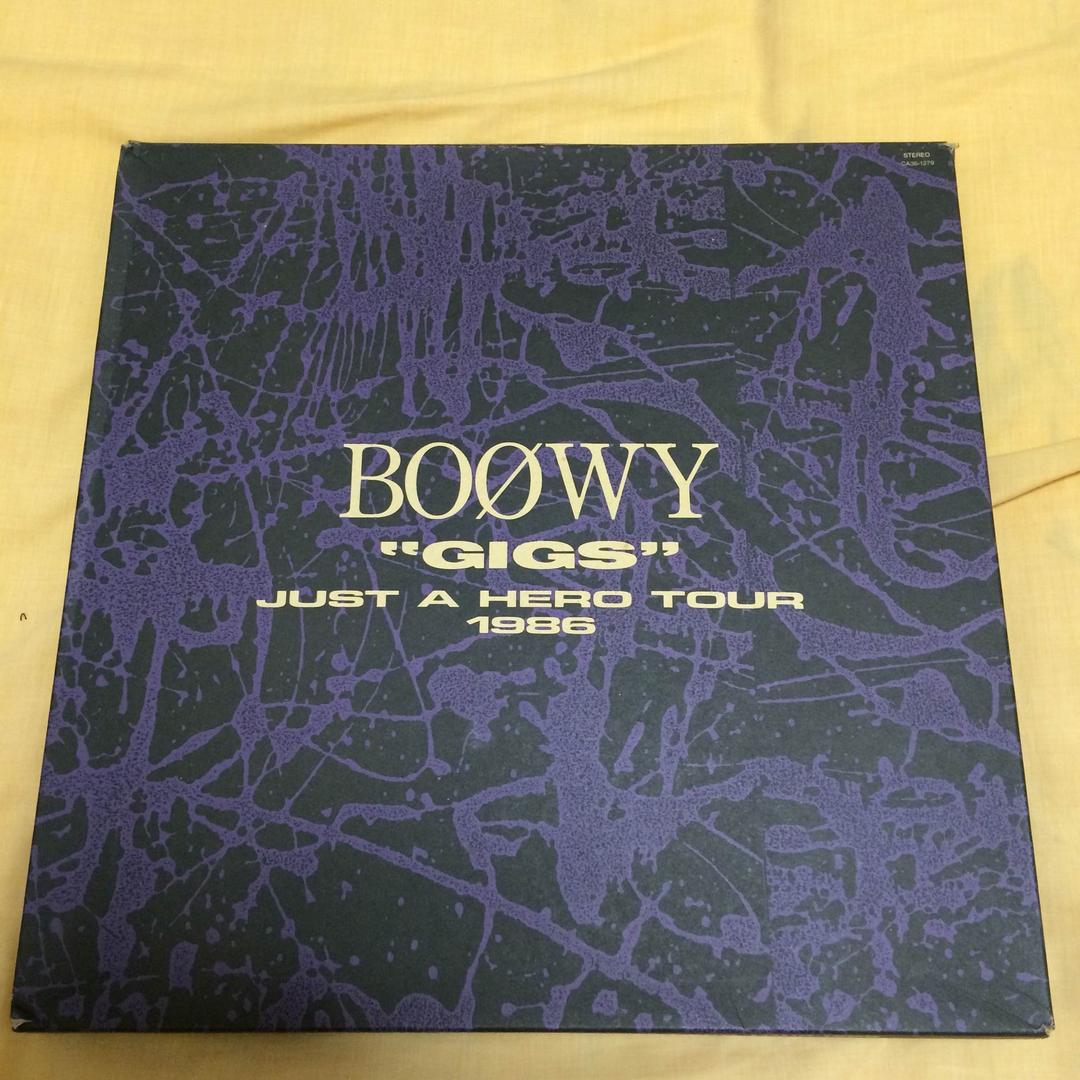 BOOWY ”GIGS” JUST A HERO TOUR 1986