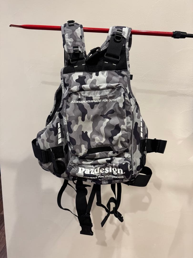 【値下げ交渉可】Pazdesign フィッシングベスト カモフラージュ