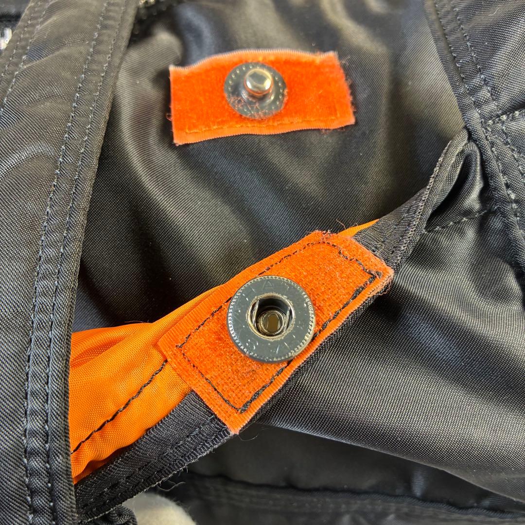 [極美品] PORTER タンカー ドラムバッグ ミニボストン 黒 ナイロン