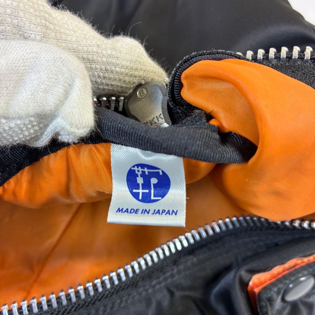 [極美品] PORTER タンカー ドラムバッグ ミニボストン 黒 ナイロン