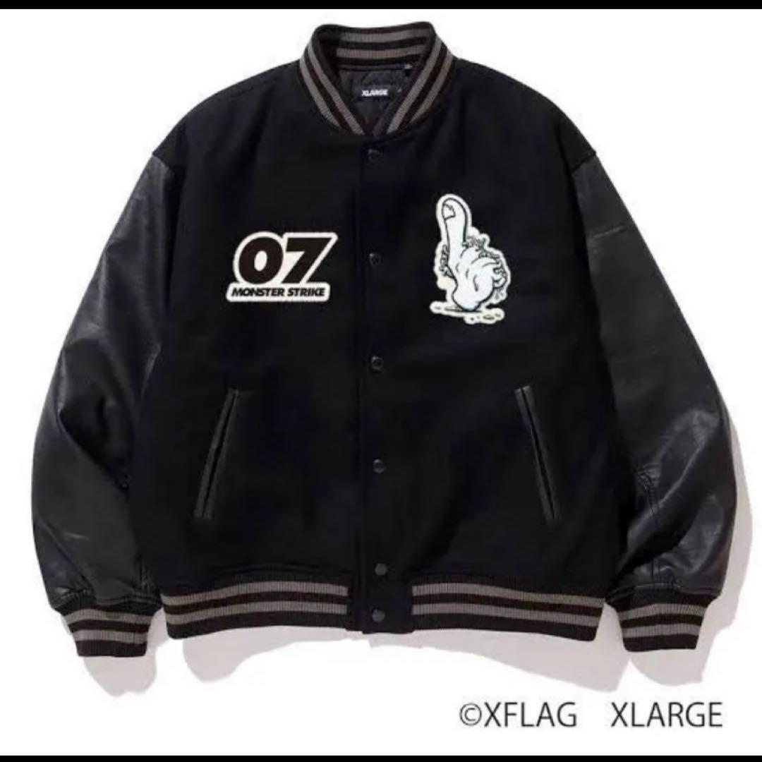 【新品】非売品 抽選当選品 エクストララージ × モンスト　スタジャン　黒　L
