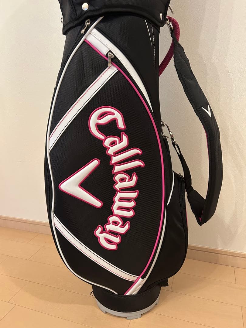 Callaway キャディバッグ 黒/白/ピンク