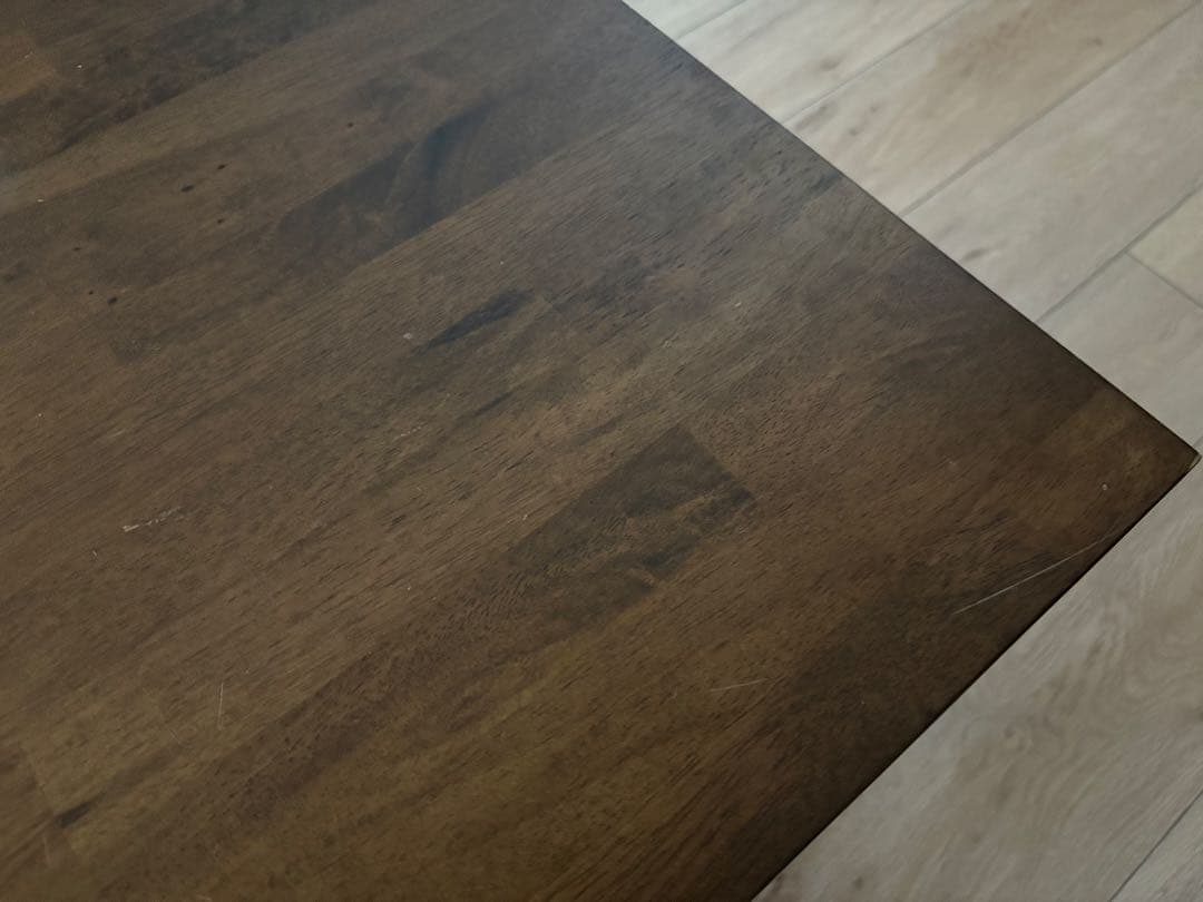 天然木センターテーブル ローテーブル アイアン脚 幅100cm