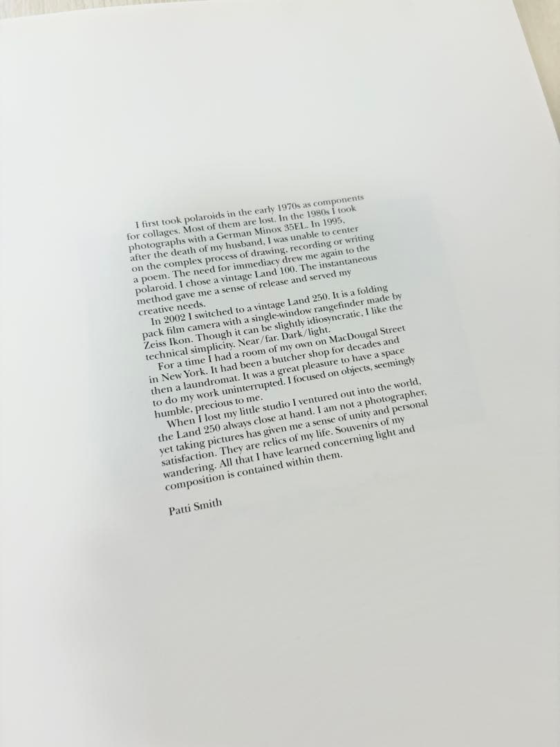 Patti Smith: Land 250 パティ・スミス