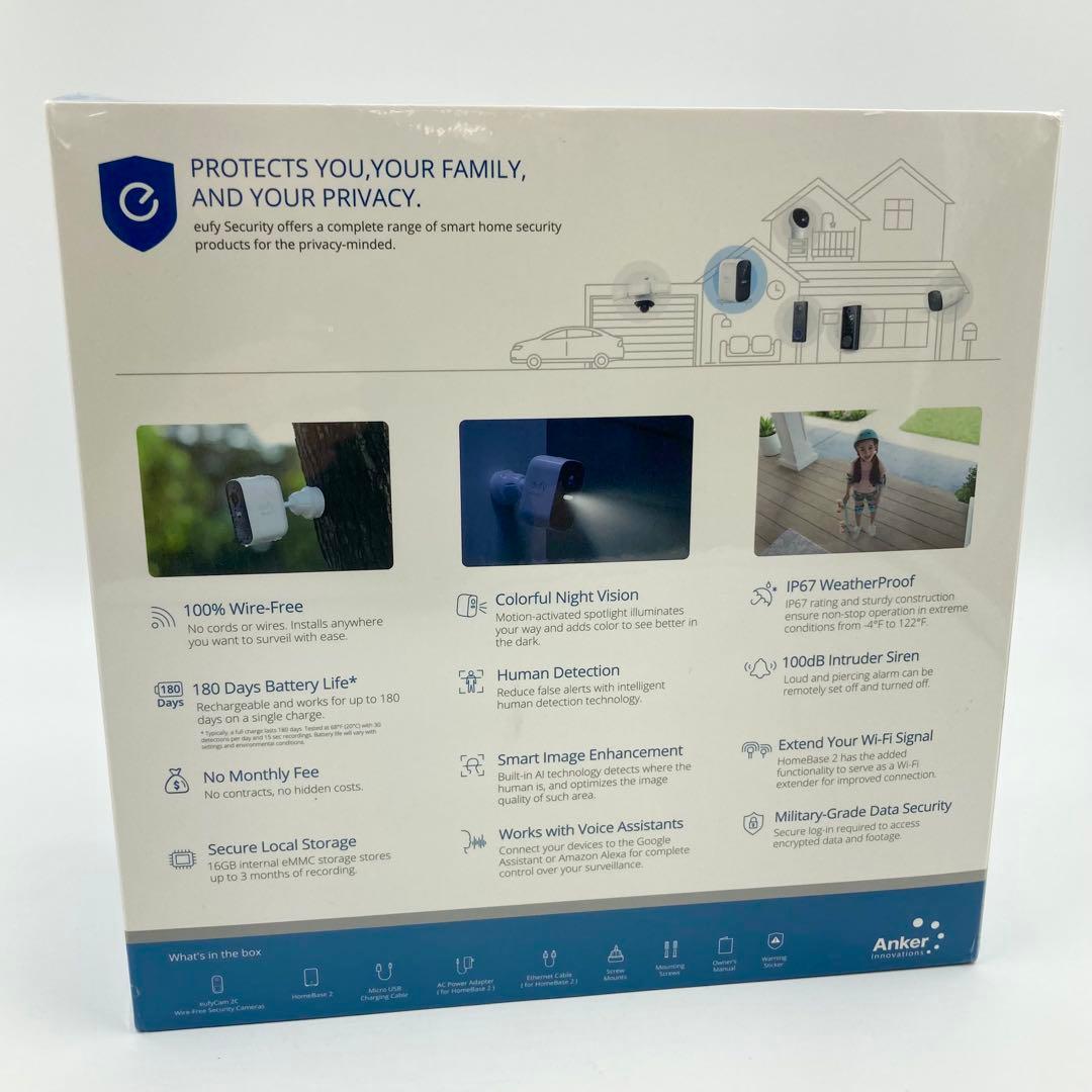 新品未開封 Anker Eufy Security eufyCam 防犯カメラ