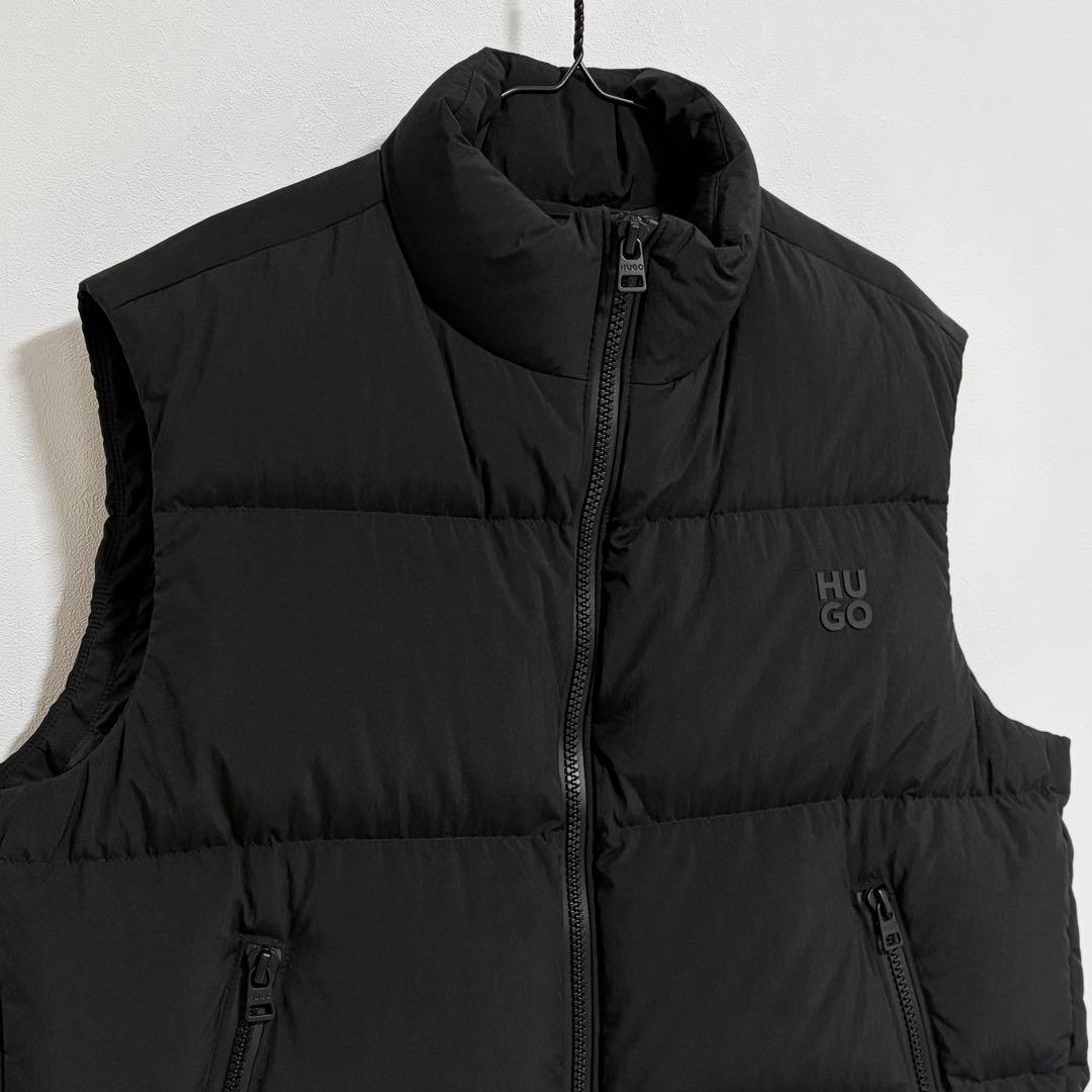 美品★HUGO BOSS ダウンベスト ブラック 黒 ヒューゴボス ジャケット