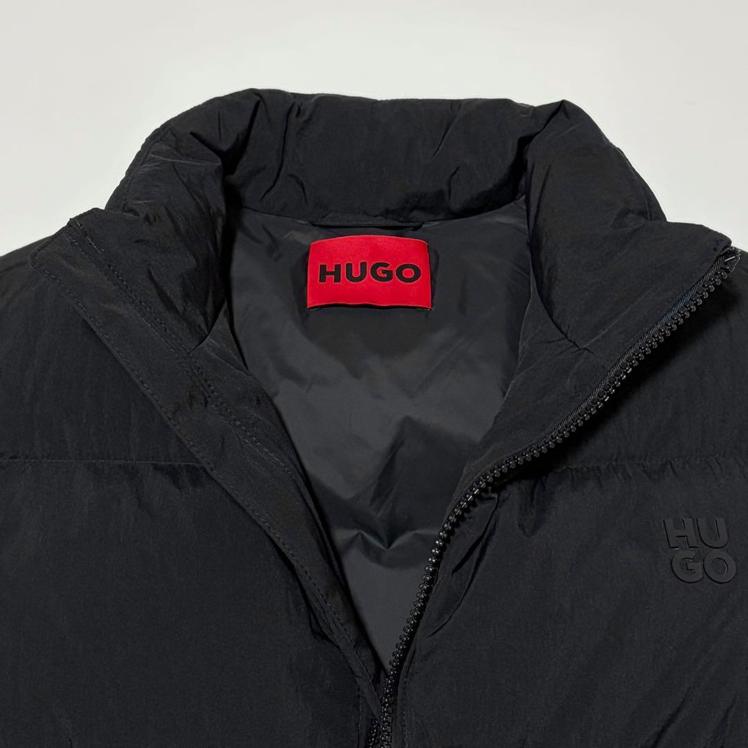 美品★HUGO BOSS ダウンベスト ブラック 黒 ヒューゴボス ジャケット