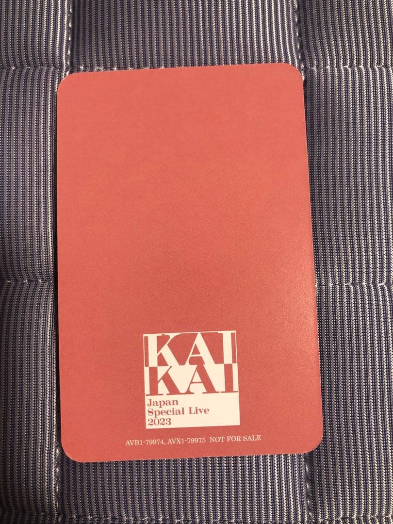 KAI Japan Special Live2023 トレカ　デザインB DVD