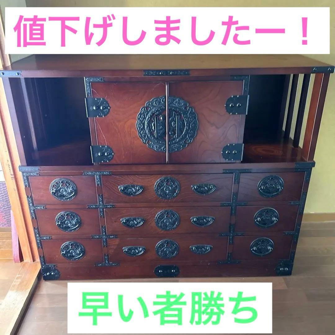 アンティーク家具　飾り棚　箪笥　サイドボード　キャビネット　チェスト