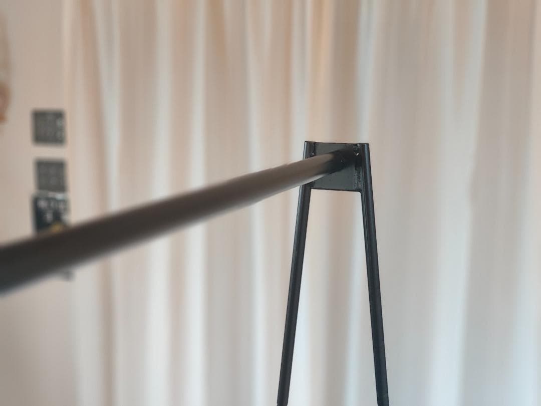 スチール　ハンガーラック　アイアン　幅広　アイアンラック　コートスタンド　什器