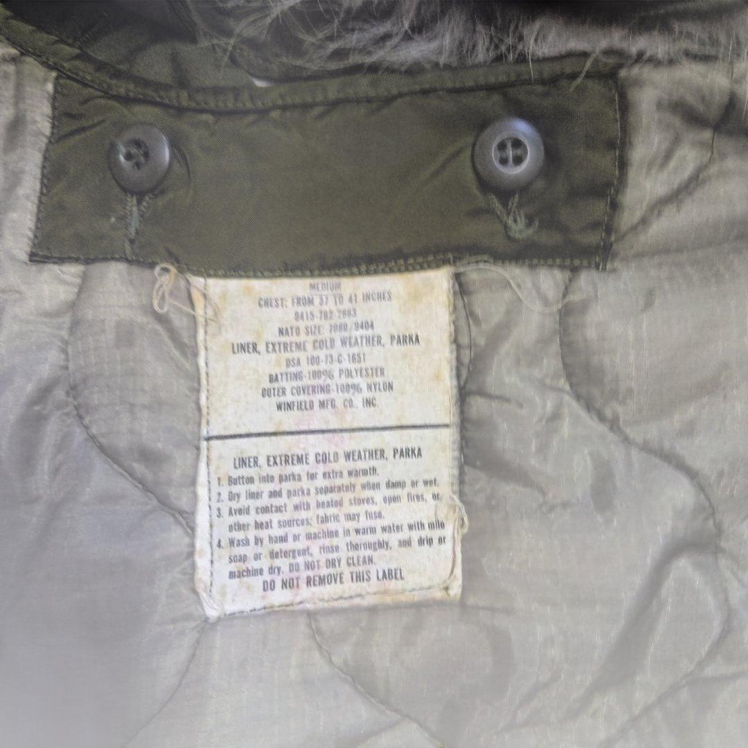 (288)フード付きオリーブグリーンジャケット