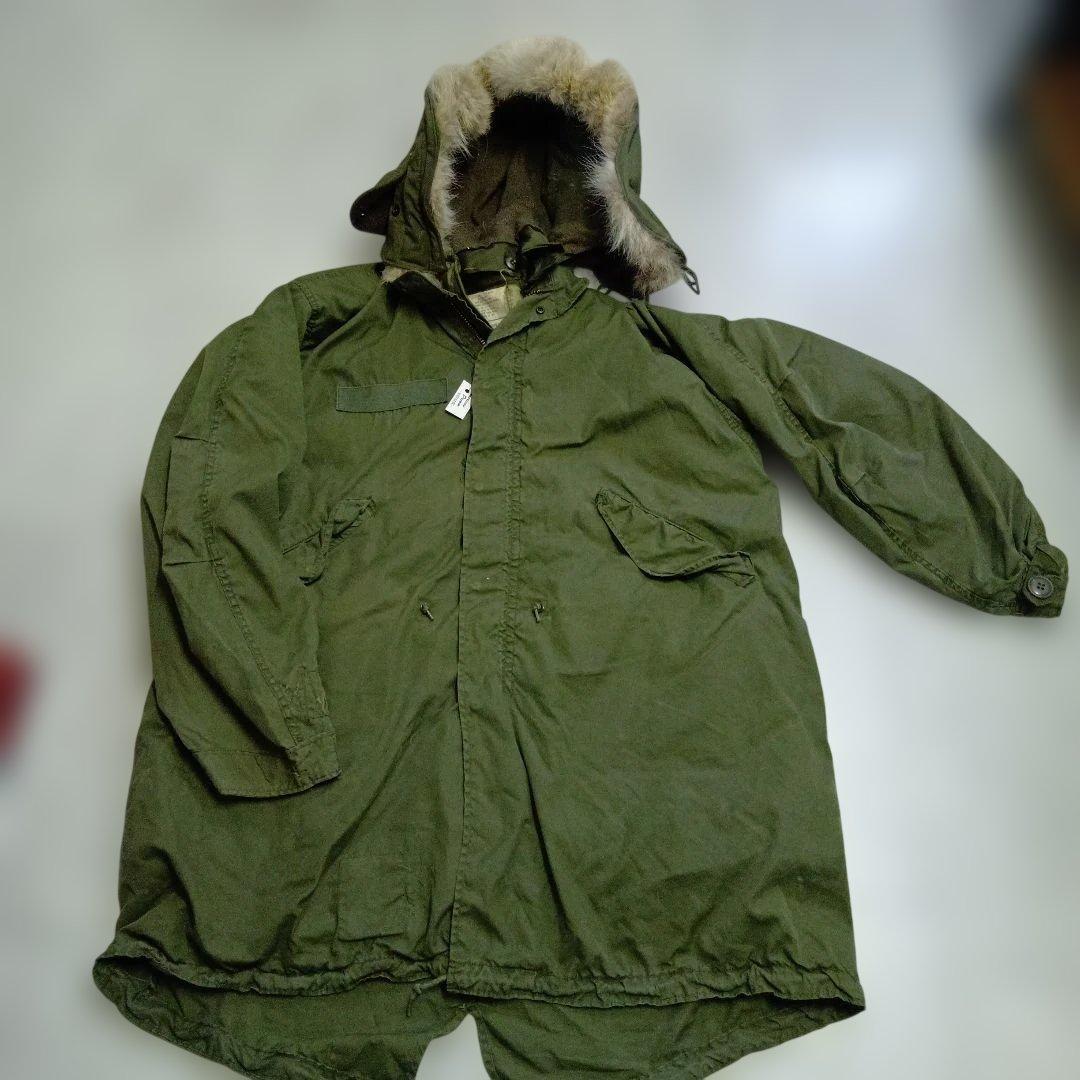 (288)フード付きオリーブグリーンジャケット