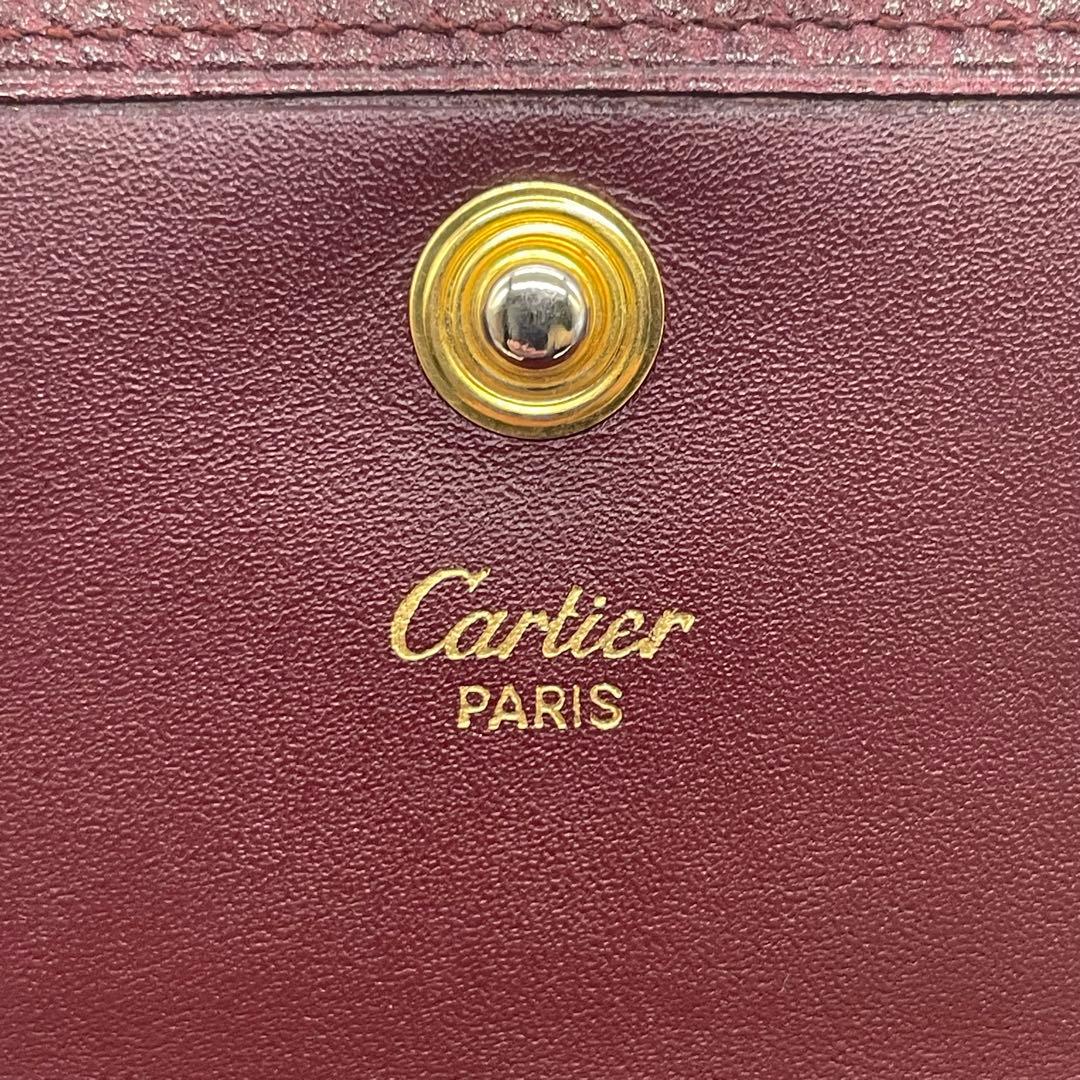 【美品】 Cartier カルティエ マストライン 折り財布