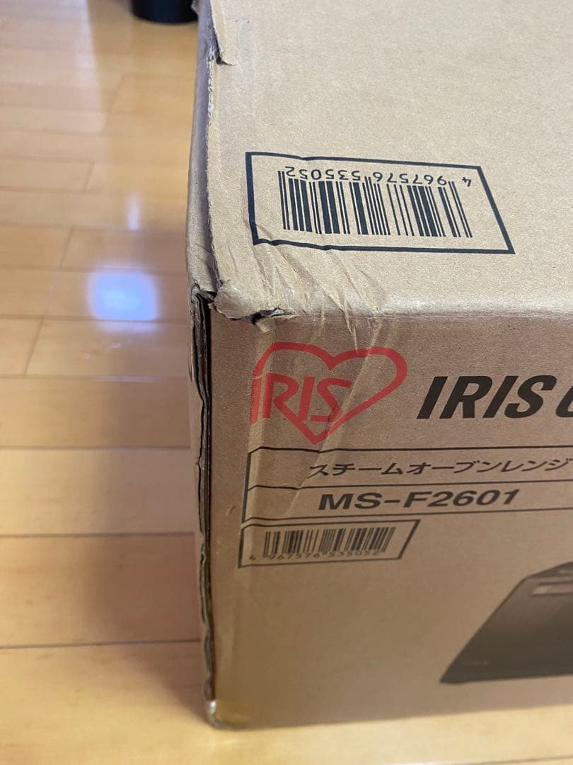 最終値下げ！　【新品】アイリスオーヤマ　スチームオーブンレンジ MS-F2601
