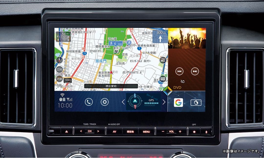 デリカD5 10.1インチ純正ナビ