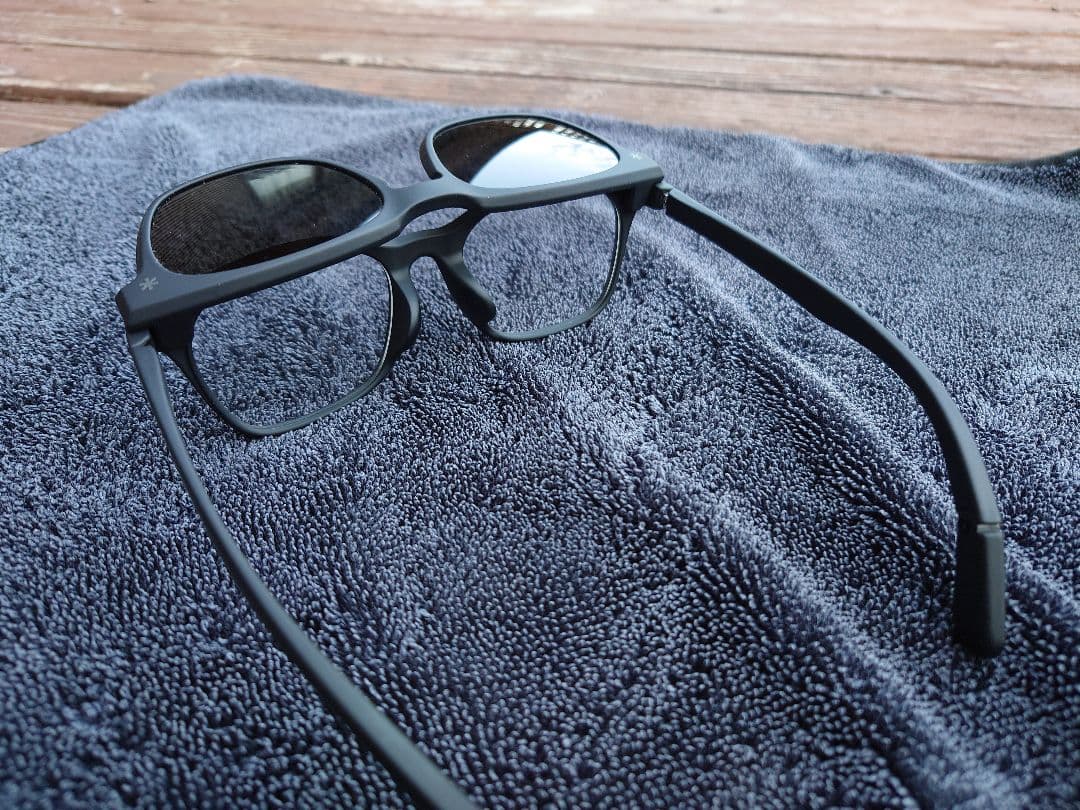 【超美品】限定品 スノーピーク JINSメガネコラボ ブラック サングラス兼用