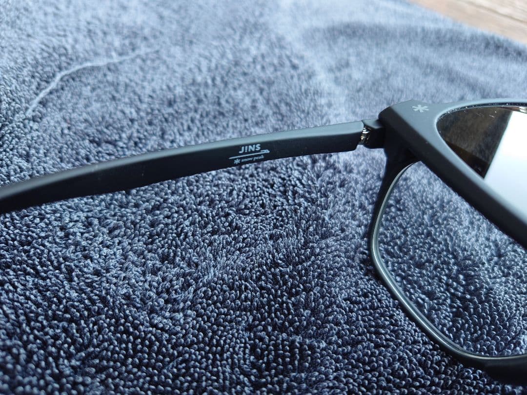 【超美品】限定品 スノーピーク JINSメガネコラボ ブラック サングラス兼用