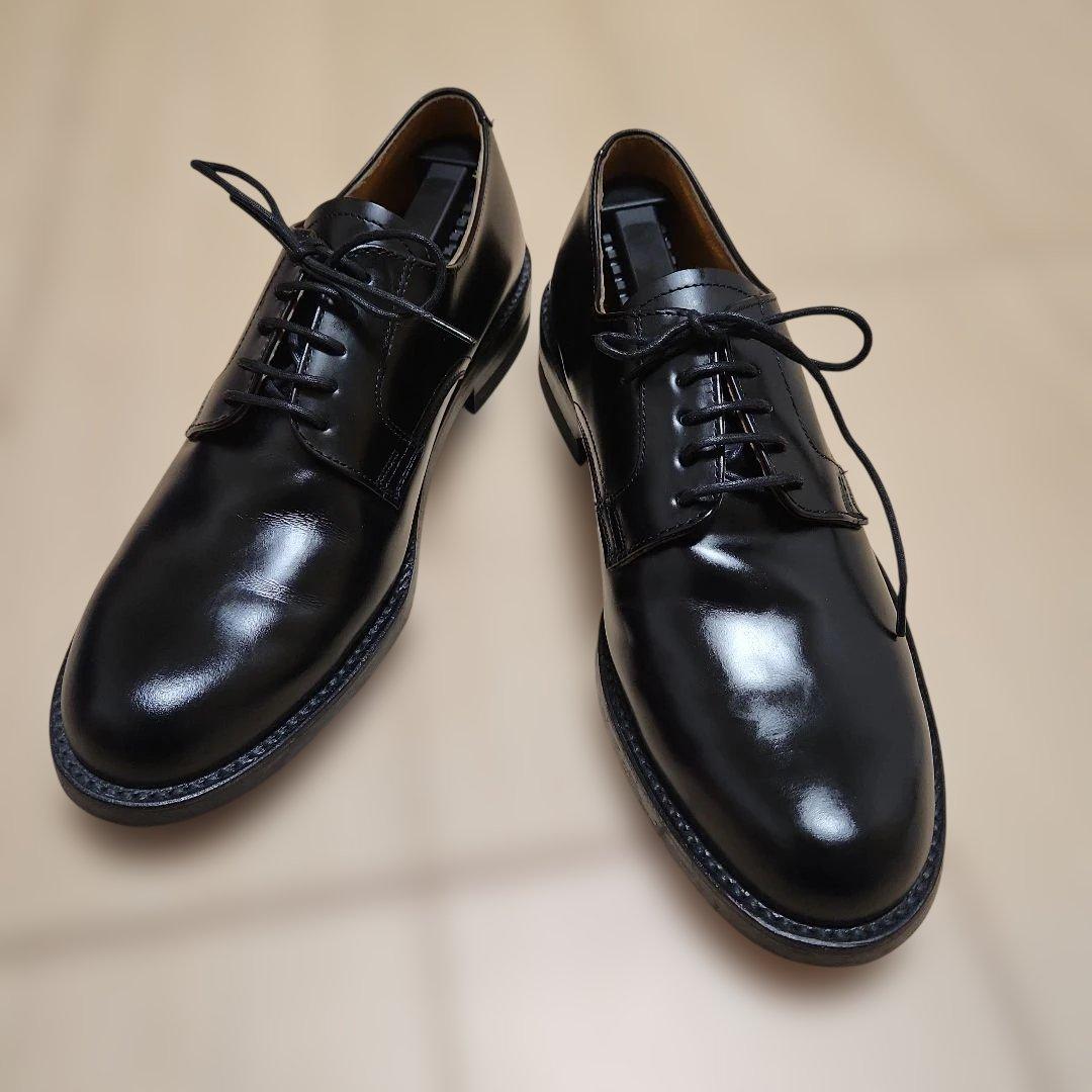 美品リーガル プレーントゥ J636 ブラック 25.5