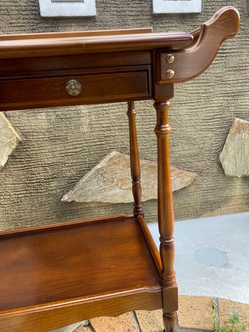 カリモク　キッチン　ワゴン　レトロ　オールド　ヴィンテージ アンティーク