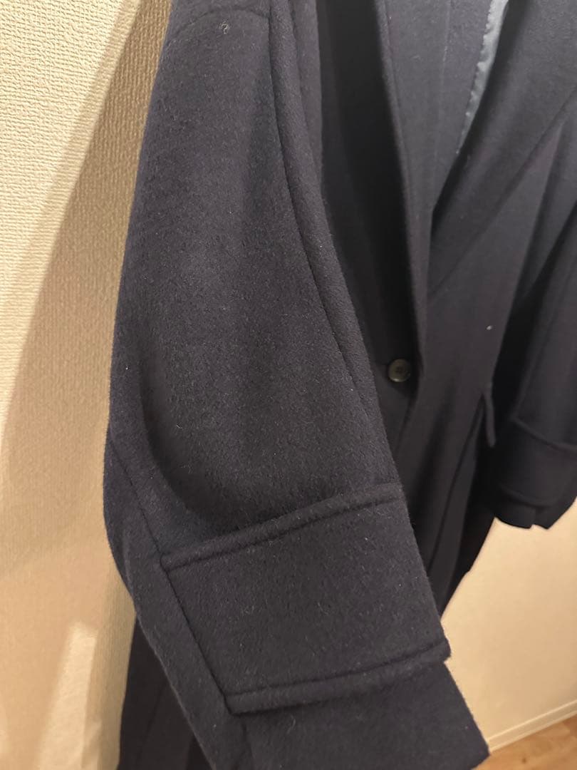 【emmi atelier】リサイクルウールロングコート