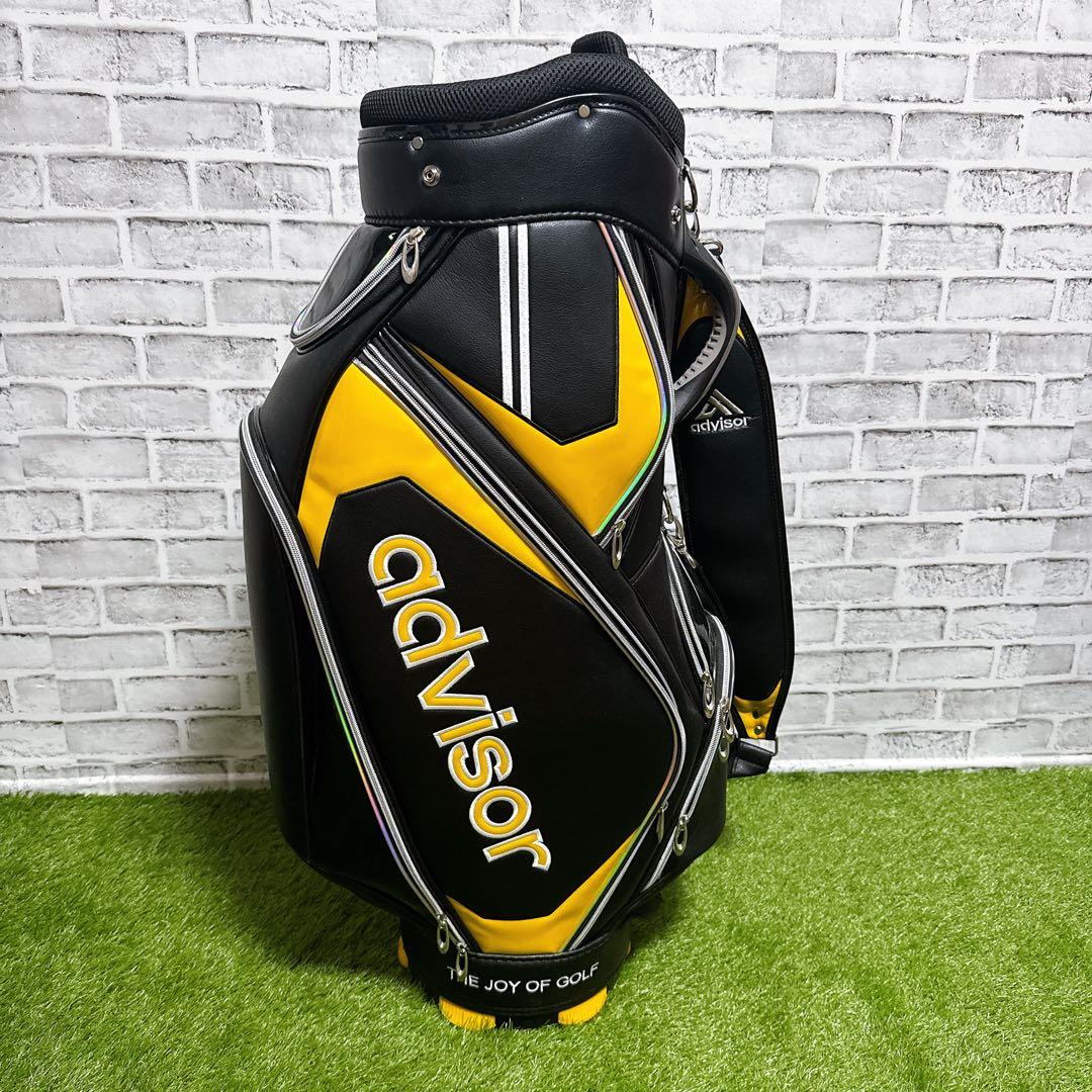 advisor メンズ　 ゴルフバッグ キャディバッグ　6口 良品