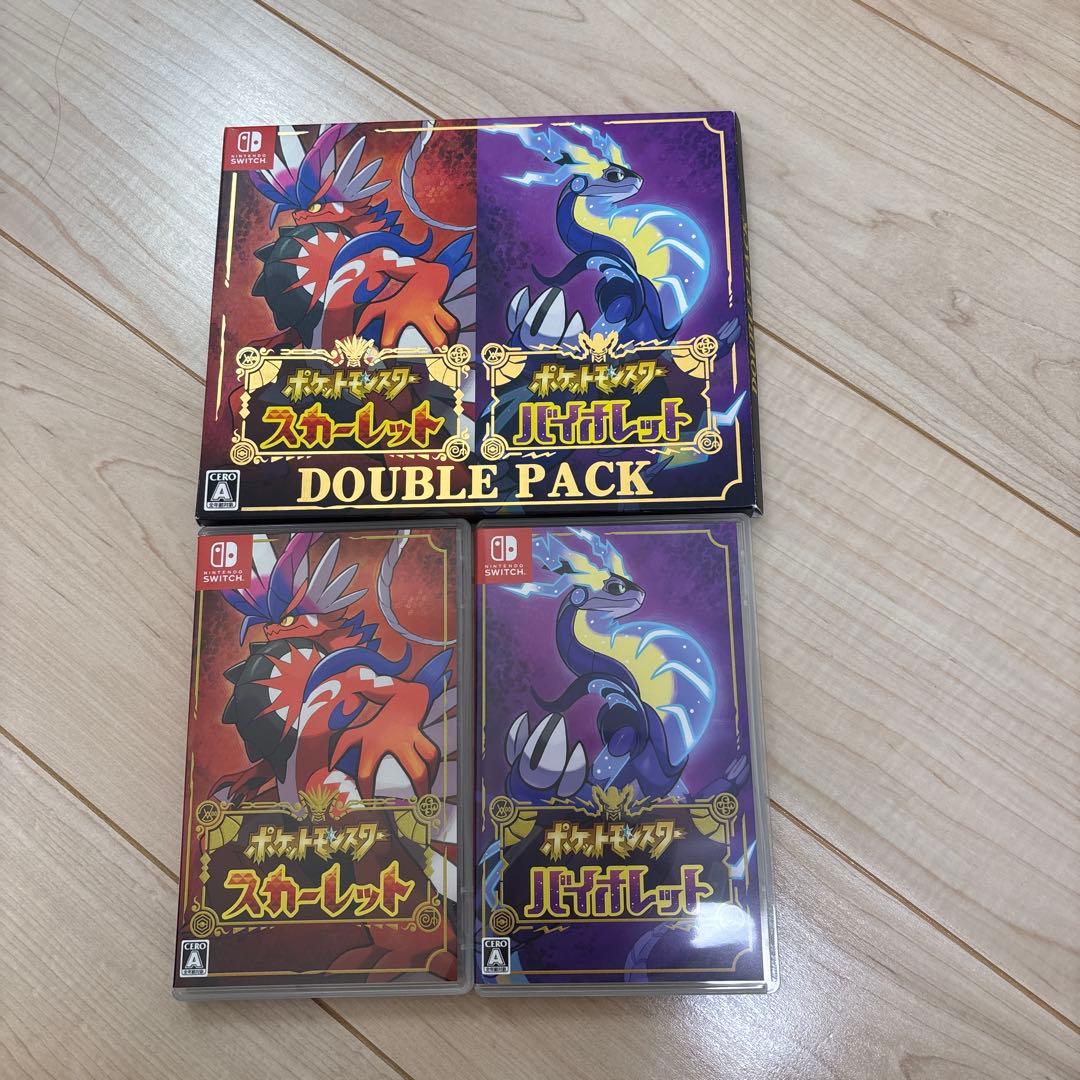 ポケモン　スカーレット　バイオレット　switch ダブルパック