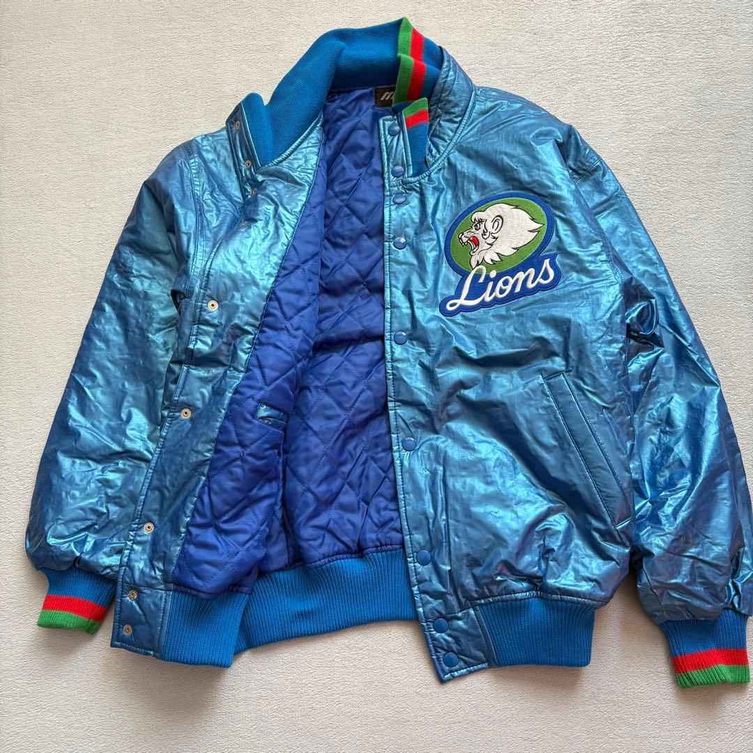90s 埼玉西武ライオンズ コーチジャケット グラコン スタジャン ビンテージ