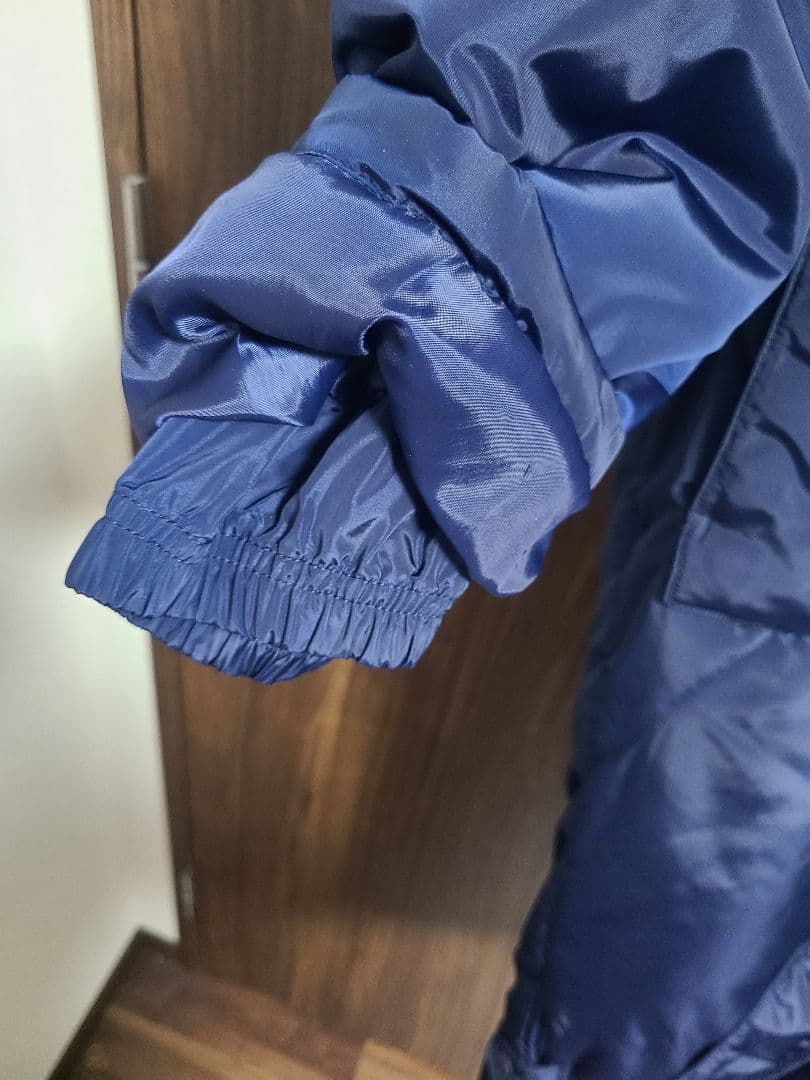 づ*ん様 HATAKEYAMA ブルー　ベンチコート フード付き　野球　ベースボ