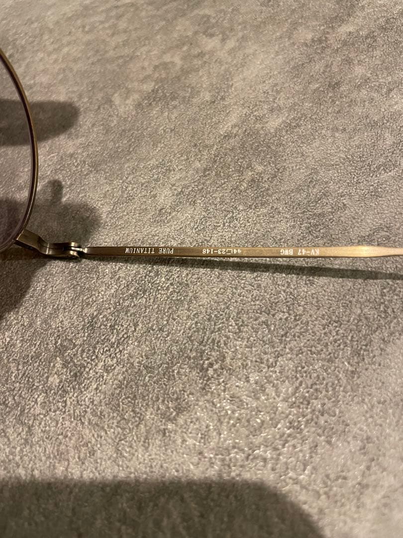 金子眼鏡　KANEKO OPTICAL 度なし　眼鏡　メガネ　KV-47 日本製