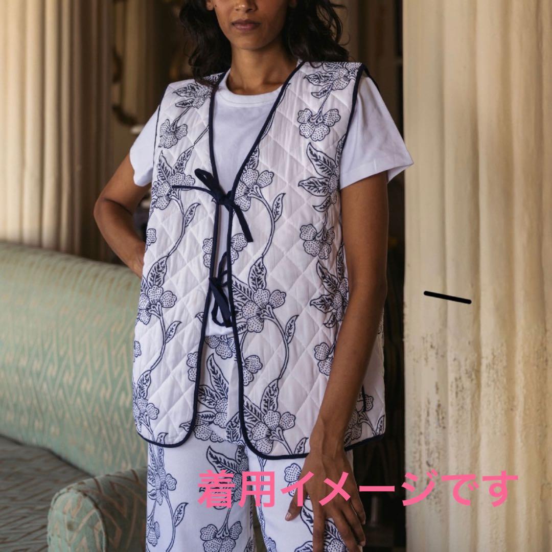 SZ blockprint キルティングベスト