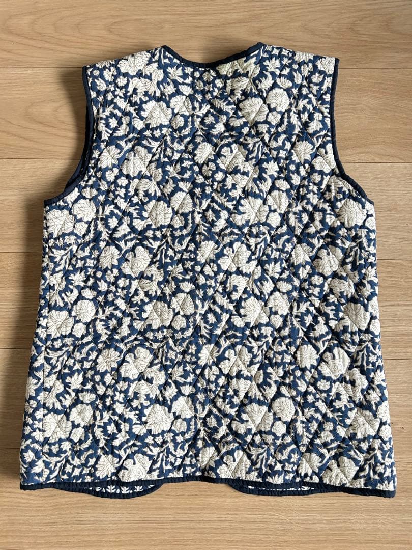 SZ blockprint キルティングベスト