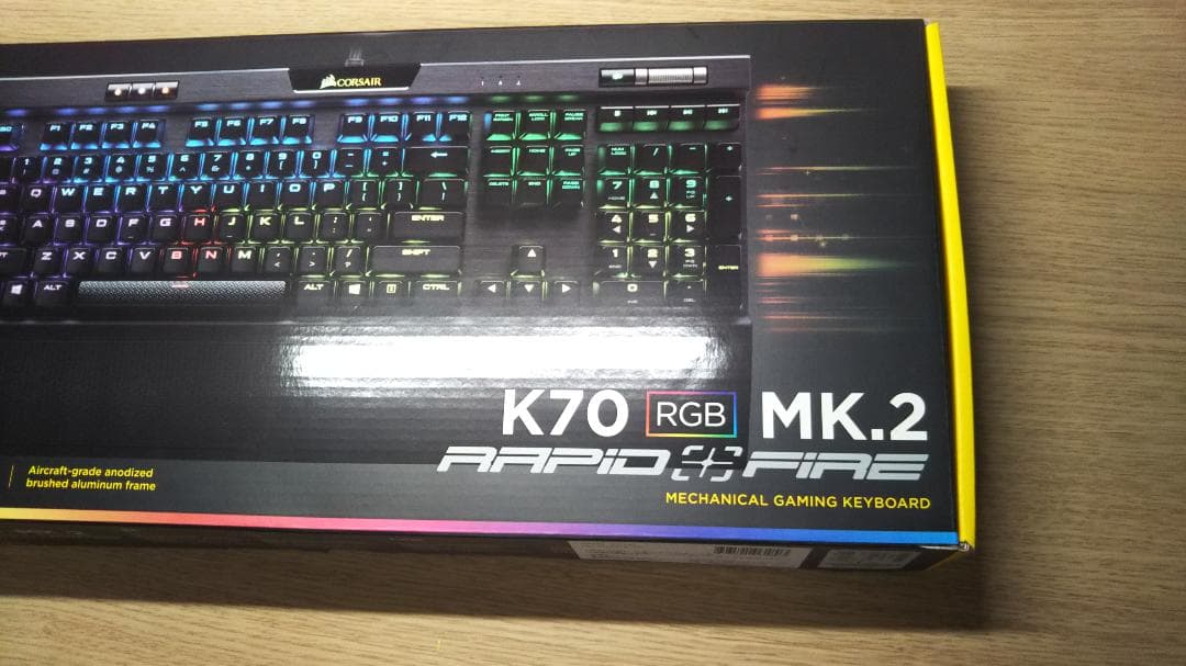 Corsair K70 RGB MK.2 RAPIDFIR 銀軸 コルセア