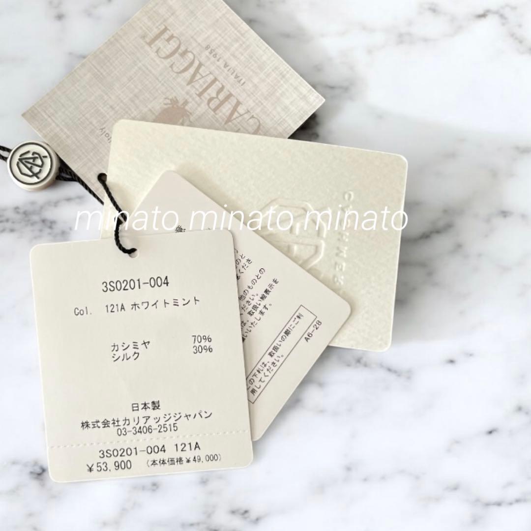 rib05 新品タグ付 CARIAGGI カリアッジカシミヤシルクストール