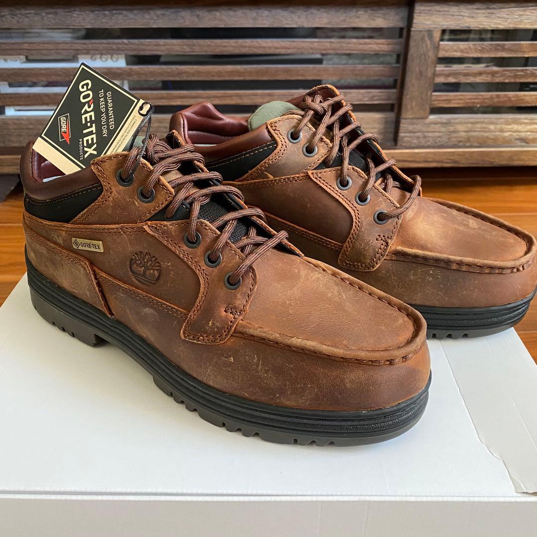 新品未使用 Timberland Moc Toe Mid GTX ブラウン 27