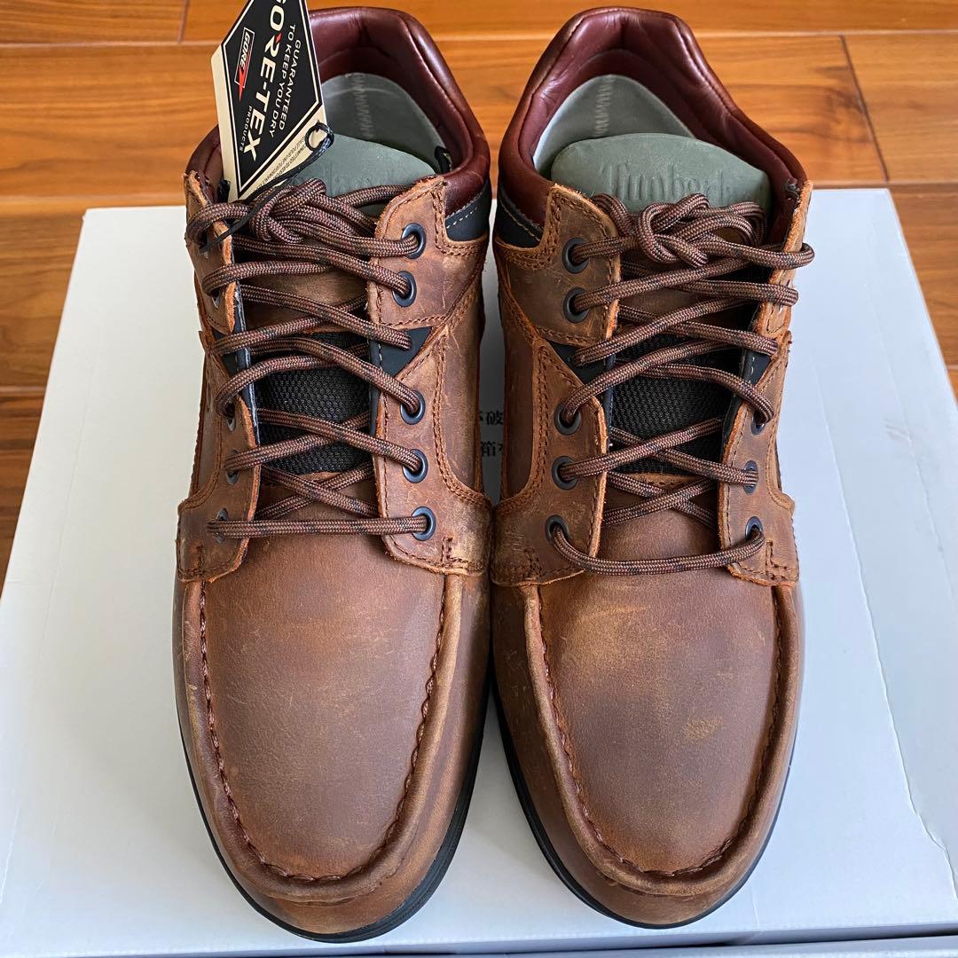 新品未使用 Timberland Moc Toe Mid GTX ブラウン 27